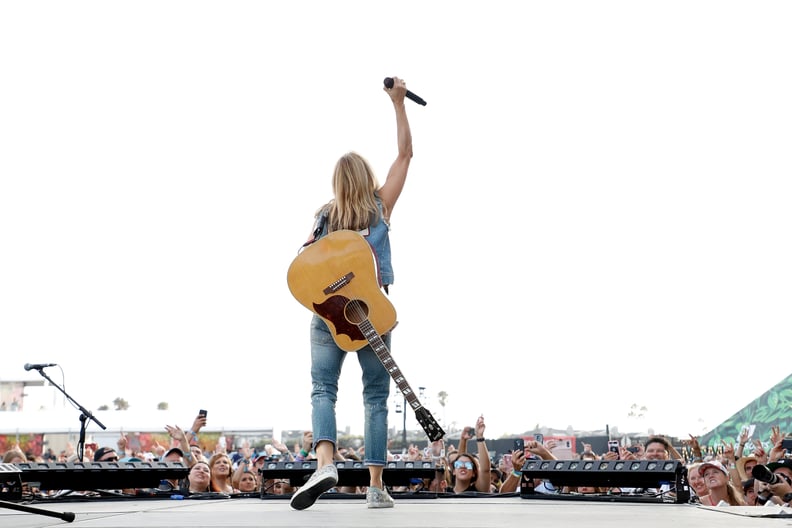 DEL MAR, CALIFORNIA - SEPTEMBER 15: Sheryl Crow performs during the 2019 KAABOO Del Mar Festival at Del Mar Race Track on September 15, 2019 in Del Mar, California. (Photo by Taylor Hill/Getty Images)