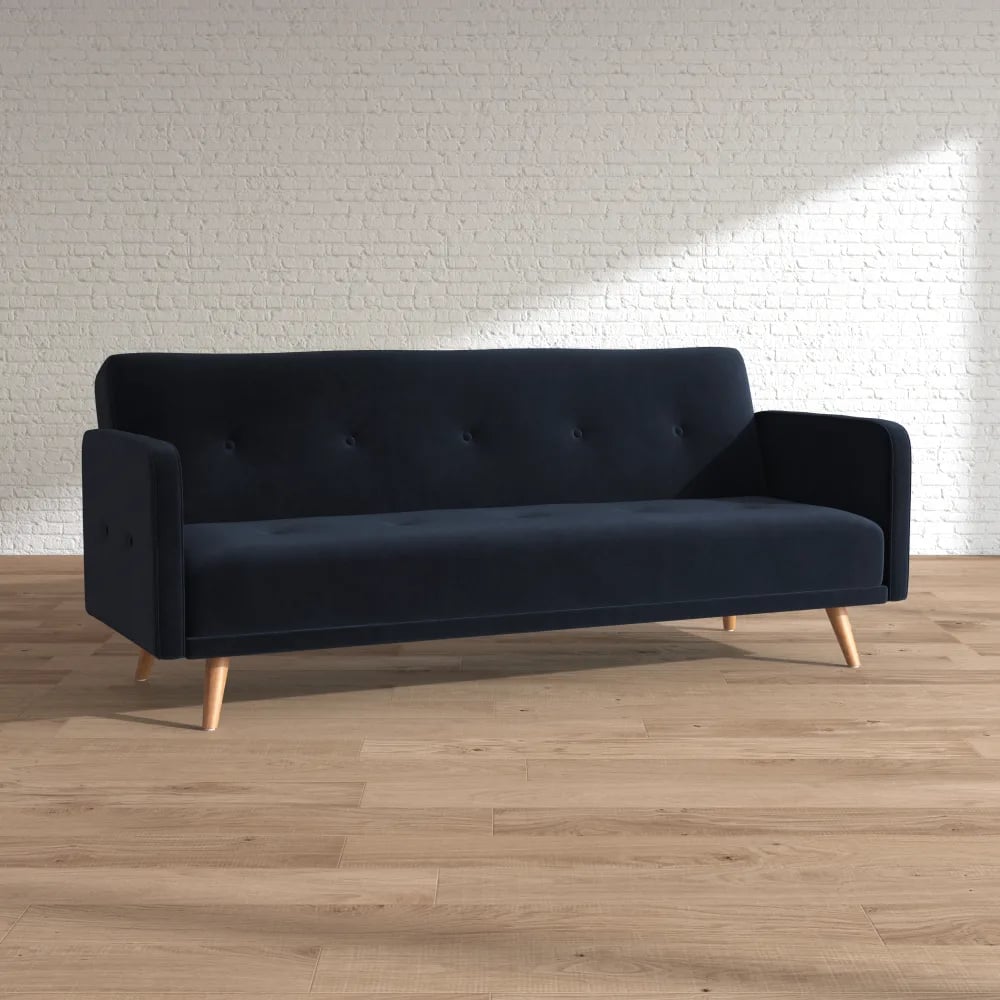 A Velvet Sofa: Castlery Nathan Velvet Sofa Bed