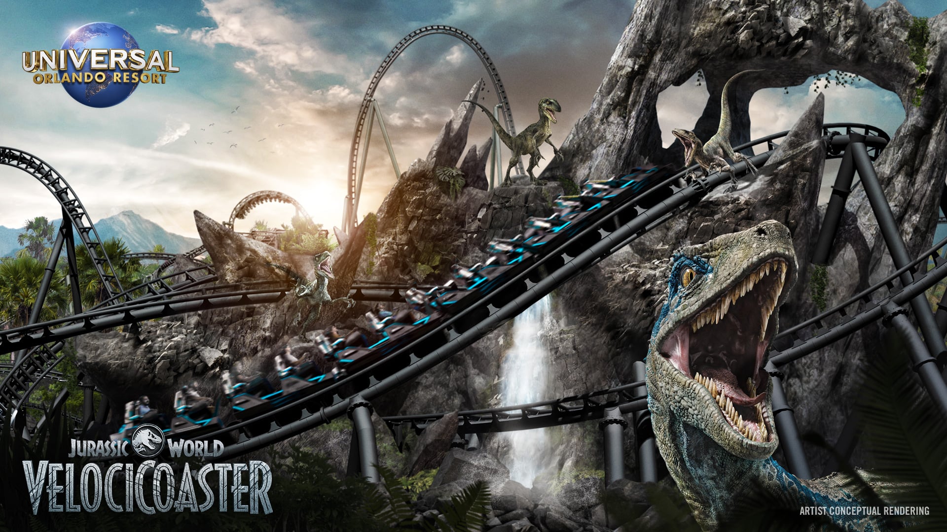 Universal Orlando Unveils New Jurassic World Velocicoaster Popsugar Smart Living 