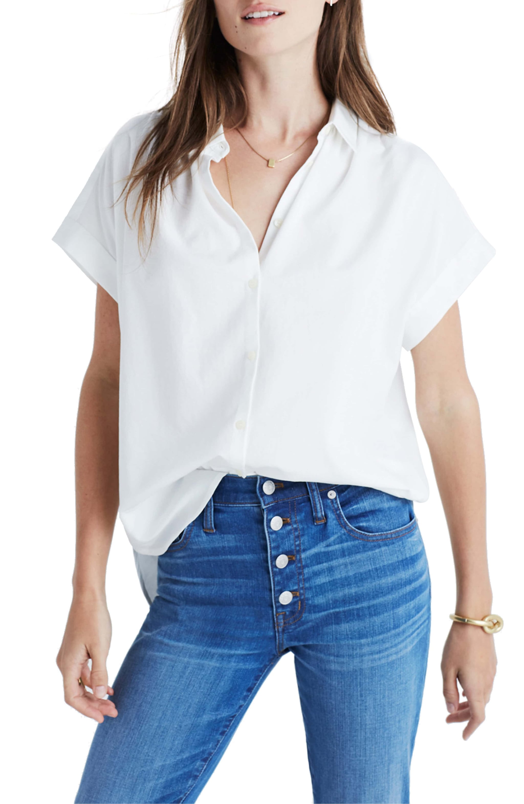 nordstrom madewell white jeans