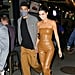 Kendall Jenner Brown Vegan Leather Outfit With Devin Booker