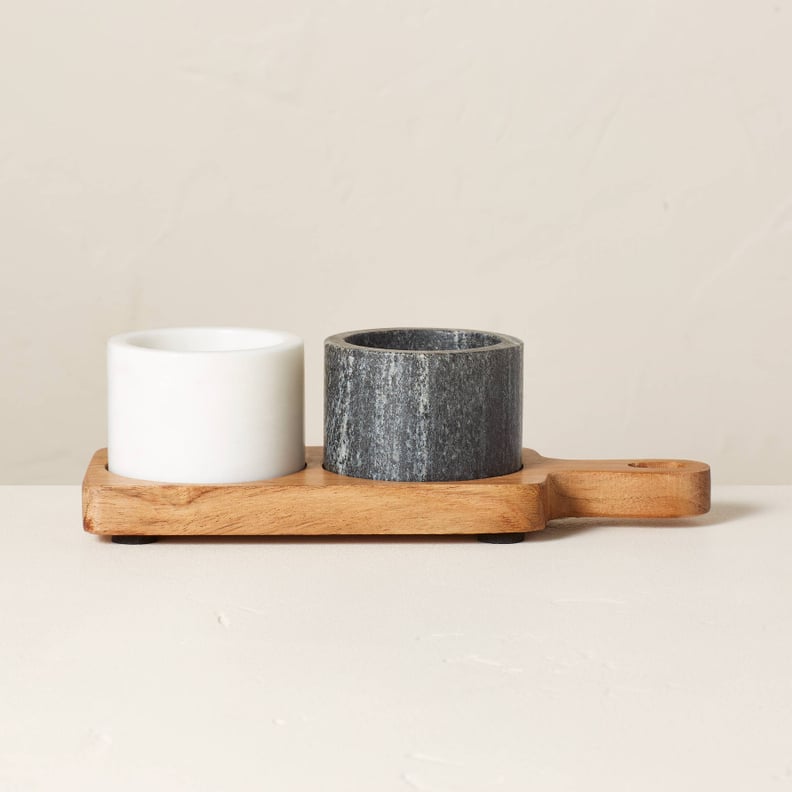 For the Kitchen: Hearth & Hand With Magnolia Salt & Pepper Marble Pinch Pot Set
