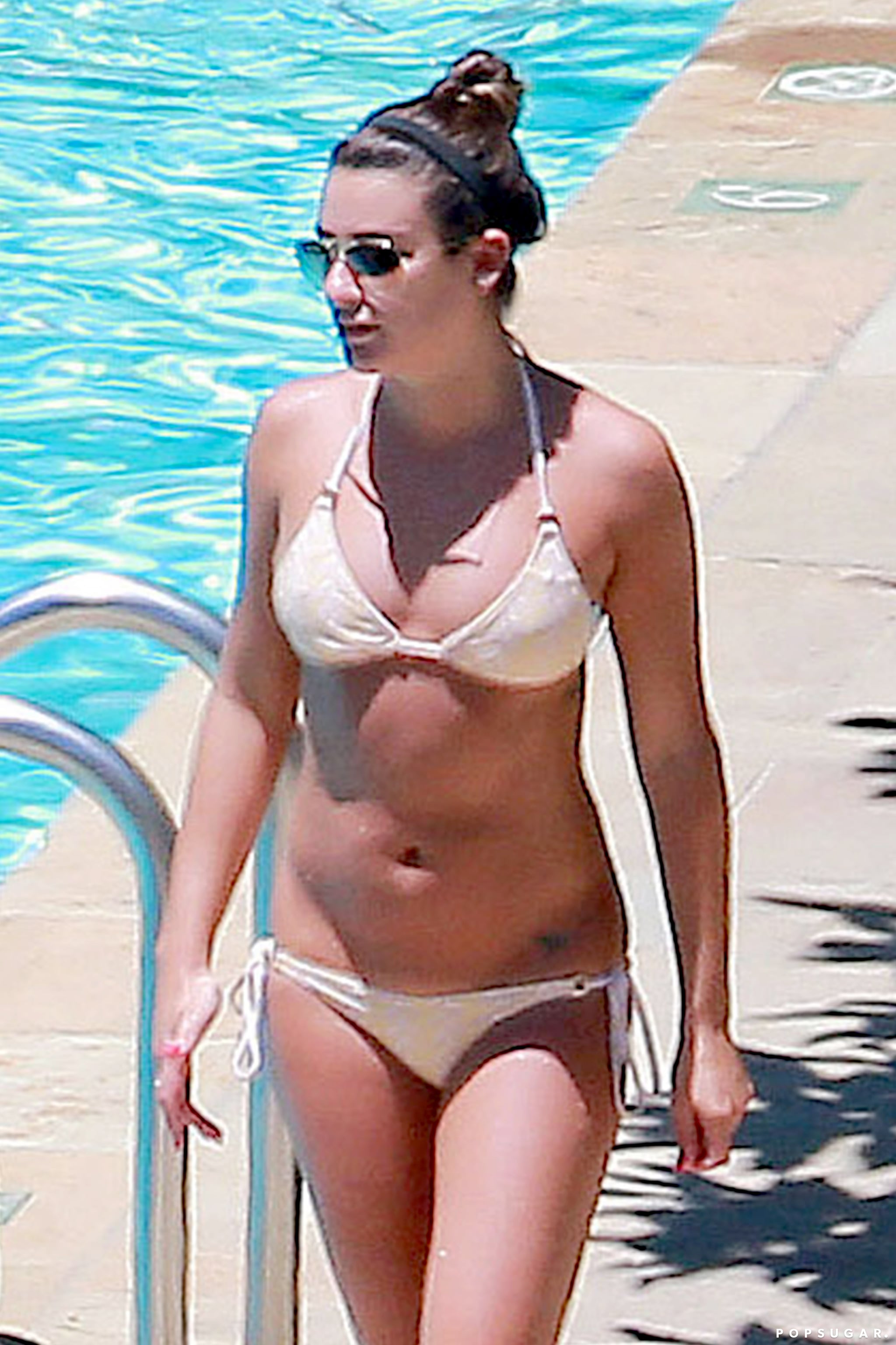 mond grafisch Plak opnieuw Lea Michele Wearing a Bikini in Santa Barbara, CA | Pictures | POPSUGAR  Celebrity