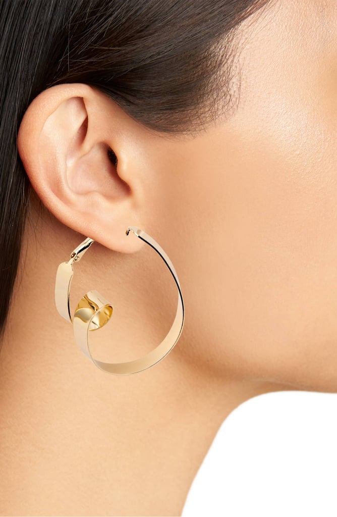 Area Stars Modern Hoop Earrings