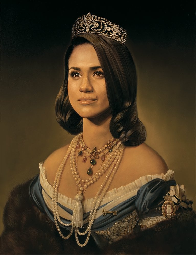 Where To Buy Meghan Markle Queen Portrait Popsugar Celebrity