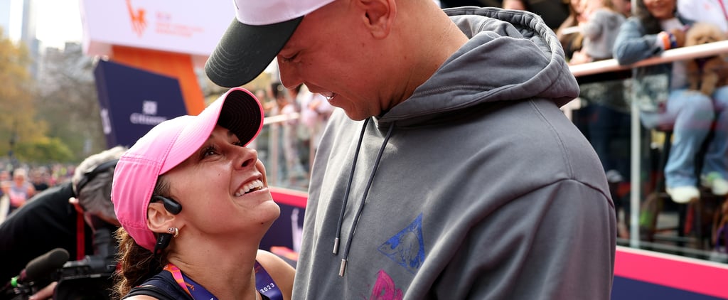 Aaron Judge Cheers On Samantha Bracksieck at NYC Marathon