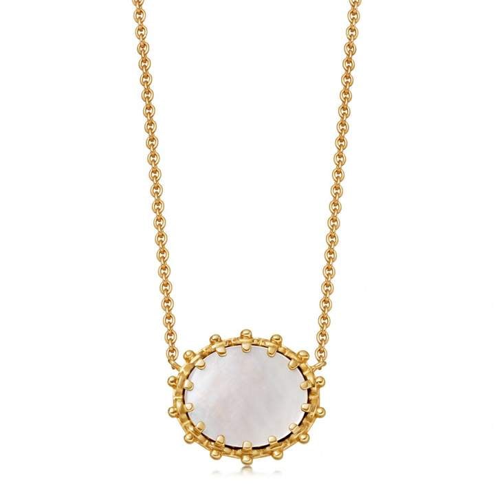 Mother of Pearl Floris Pendant