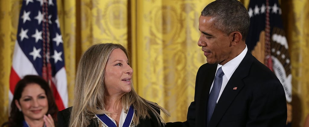 President Obama Awards Steven Spielberg and Barbra Streisand