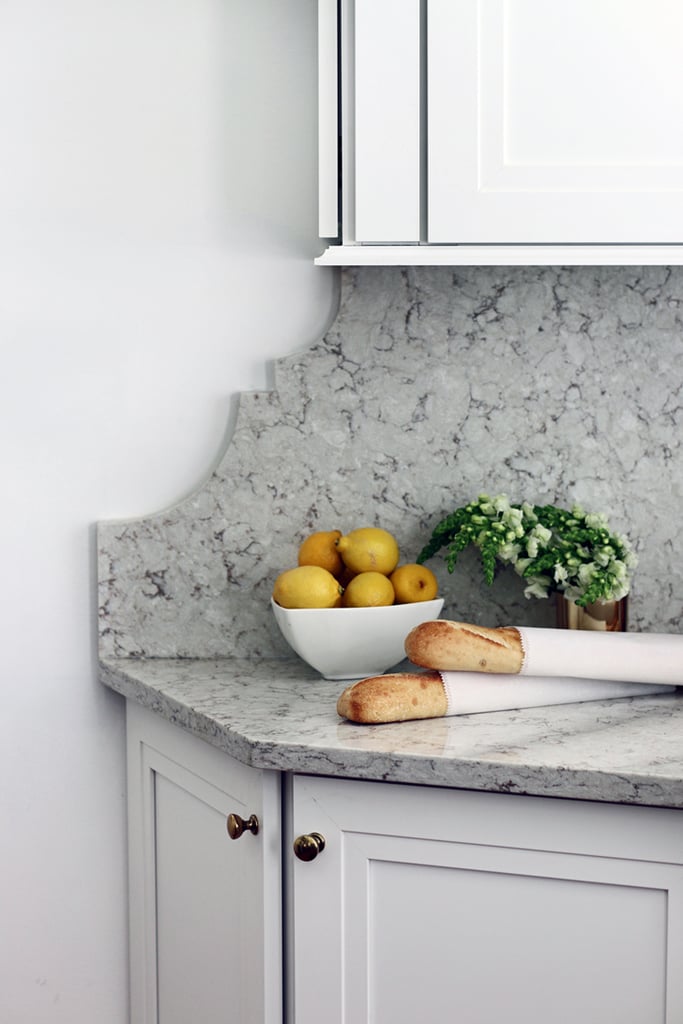 We love the edges of the stone backsplash!