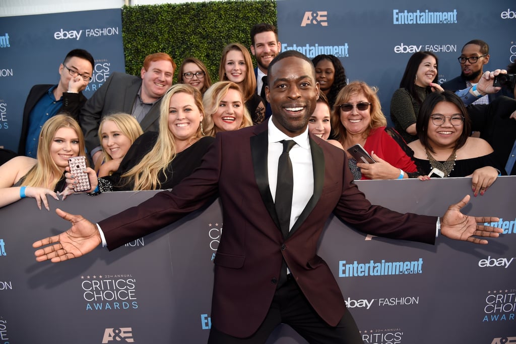 Sterling K. Brown at the 2017 Critics' Choice Awards