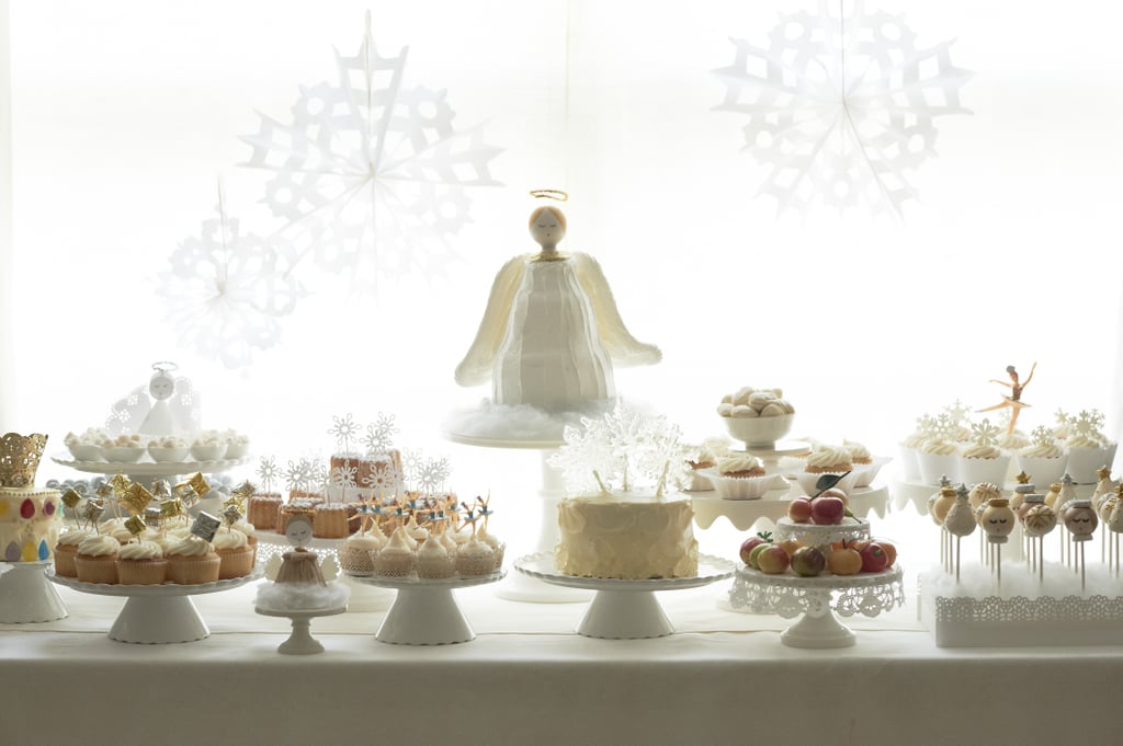 An Angel Dessert Table Filled With Nutcracker Sweets