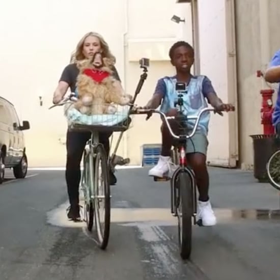 Stranger Things Biking on the Chelsea Handler Show 2016