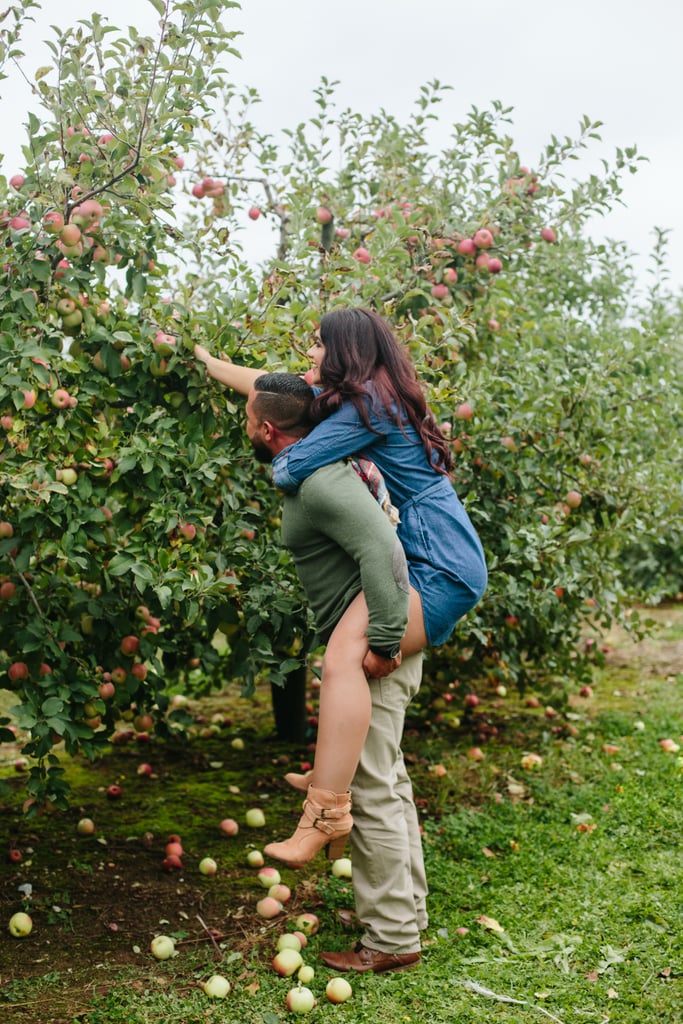 Apple Orchard Engagement Shoot