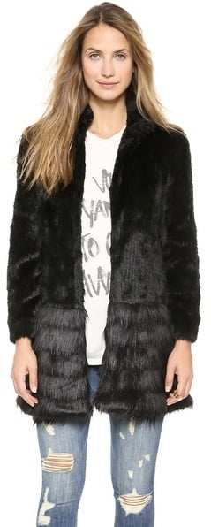 Unreal Fur A-Capella Coat ($334)