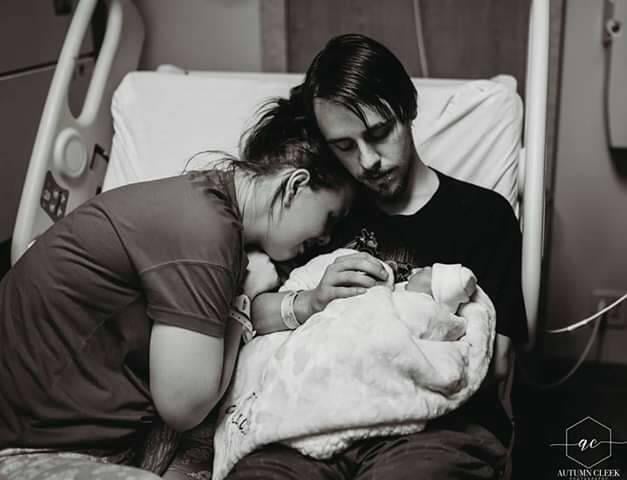 While losing a child is obviously never easy, Krysta and Derek are relieved that Rylei's organs helped other kids in need. Her heart valves went to two other babies in need, and her lungs were donated to science so more research could be done on anencephaly. 
She was our New Year's kiss," said Krysta. "I love her so much. It makes me so sad that she is gone, but I know she will live on . . .  I'm one proud mommy of a little girl who has touched so many people's hearts. This little girl has known nothing but love her whole life. How beautiful is that?!"