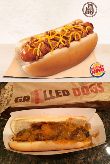 Real Burger King Hot Dog Pictures