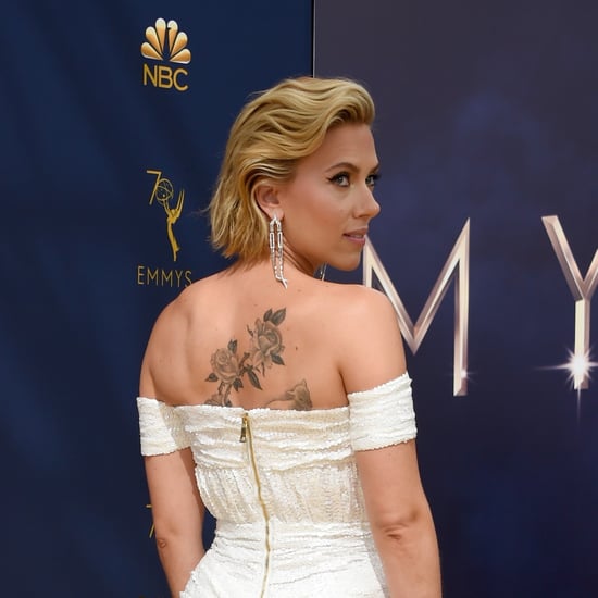 Scarlett Johansson's Back Tattoo