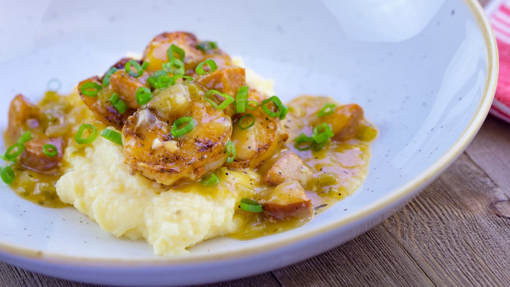 Shrimp and Grits With Andouille Sausage