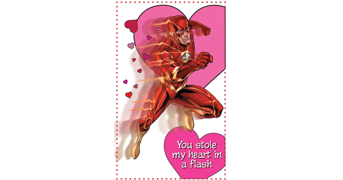 Flash makes an impressive appearance in this valentine that you can ...