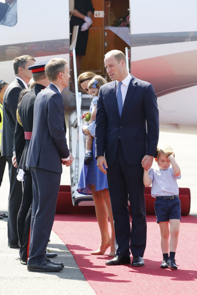 Prince George Funny Pictures in Poland and Germany 2017