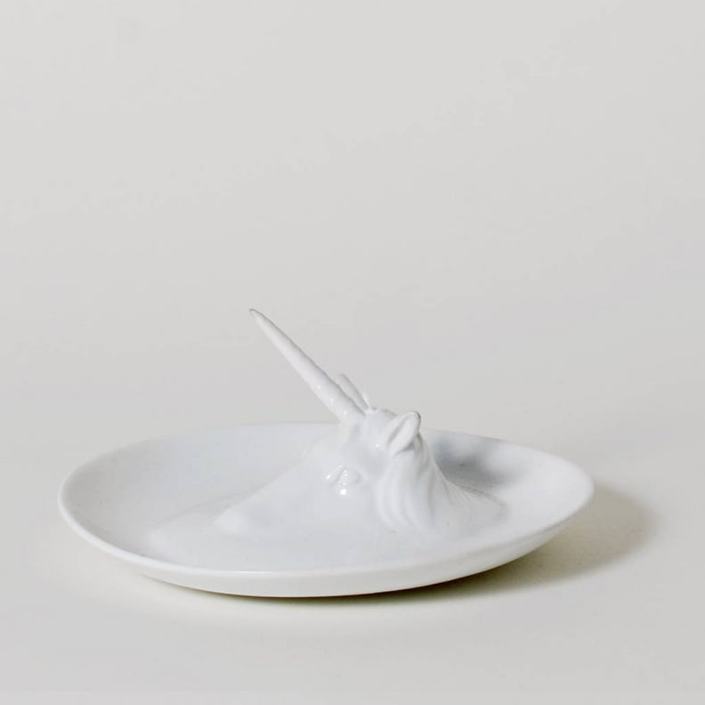 Emerging Wild Ring Holder Unicorn Dish