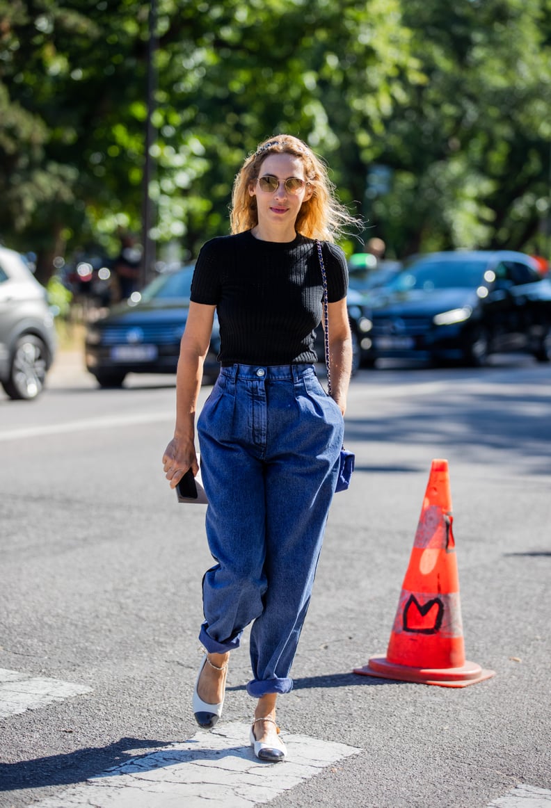 Trendy Paper Bag Pants for a Formal Look