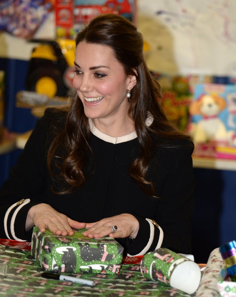 Once Inside, Kate Wrapped Quite a Few Gifts For the Holidays