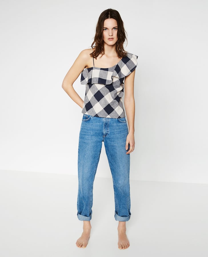 Zara Asymmetric Top (40) Best Pieces at Zara April 2016 POPSUGAR