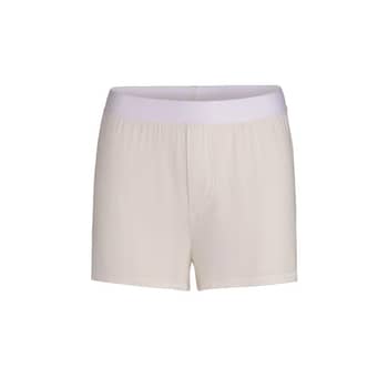 Womens White Boxer Shorts