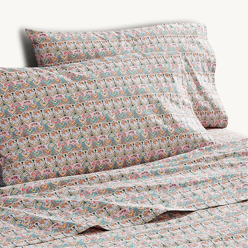 A Vibrant Print: J.Crew x Liberty King Sheet Set