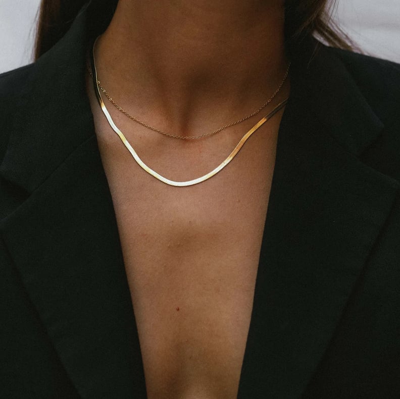 A Layered Gold Necklace: Born Ready Set