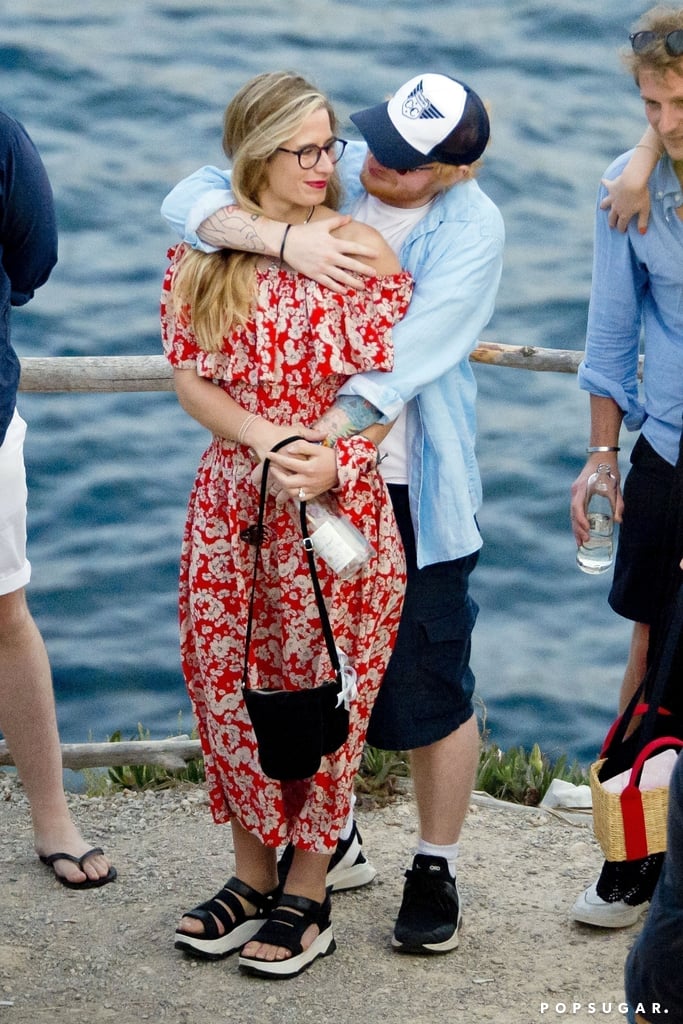 Ed Sheeran and Cherry Seaborn Kissing in Ibiza June 2019