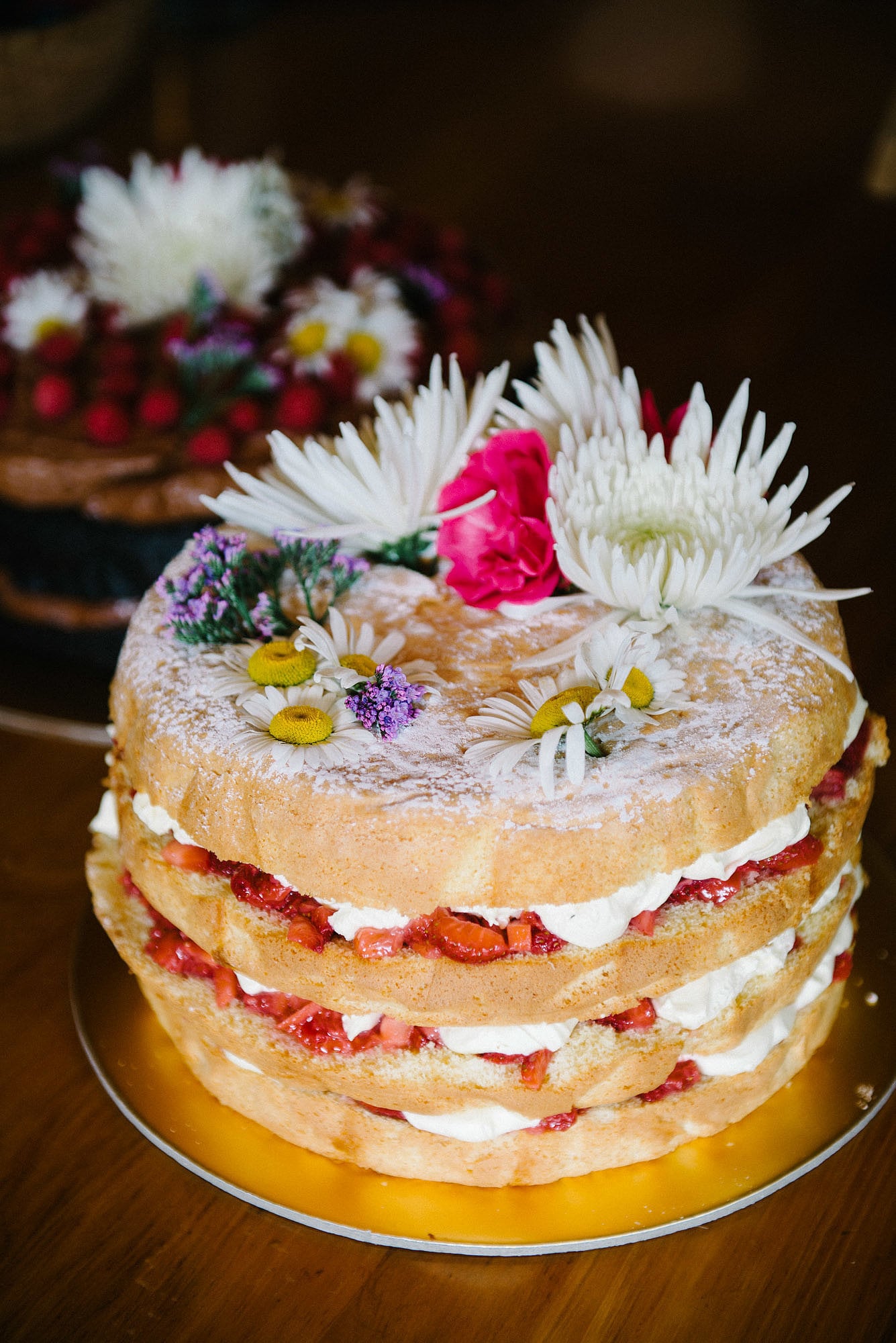 Let's just say that this cake without fondant or frosting is less The