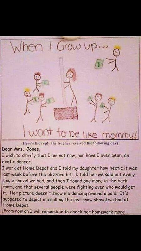 This Little Girl's Homework