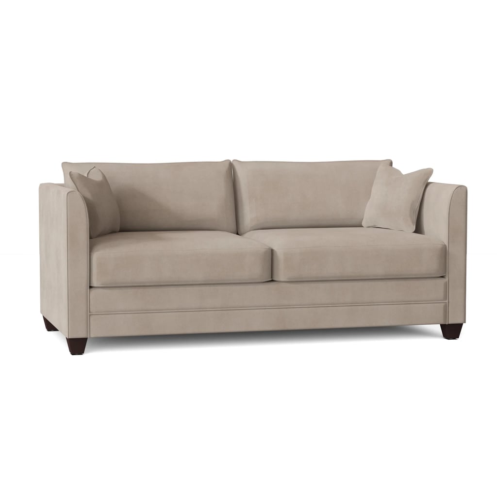 A Traditional Couch: Lourenco Square Arm Sofa Bed With Reversible Cushions