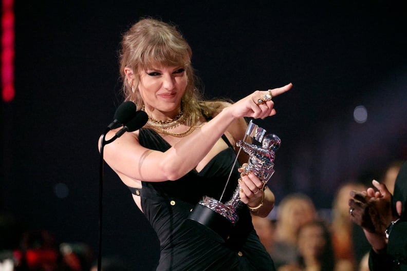 Taylor Swift Accepting the Best Direction Award at the 2023 MTV VMAs