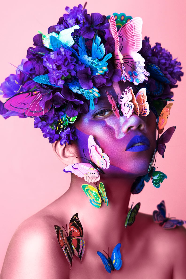 Cindy Chen Designs Butterfly Makeup Look
