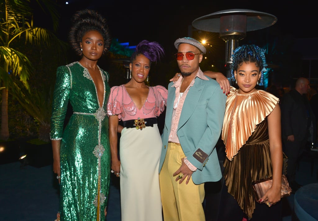 Kiki Layne, Regina King, Anderson .Paak, and Amandla Stenberg at the 2019 LACMA Art + Film Gala