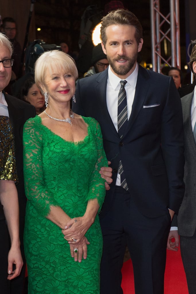 Helen Mirren shared the spotlight with Ryan Reynolds at the premiere of Woman of Gold at the Berlin International Film Festival on Monday.