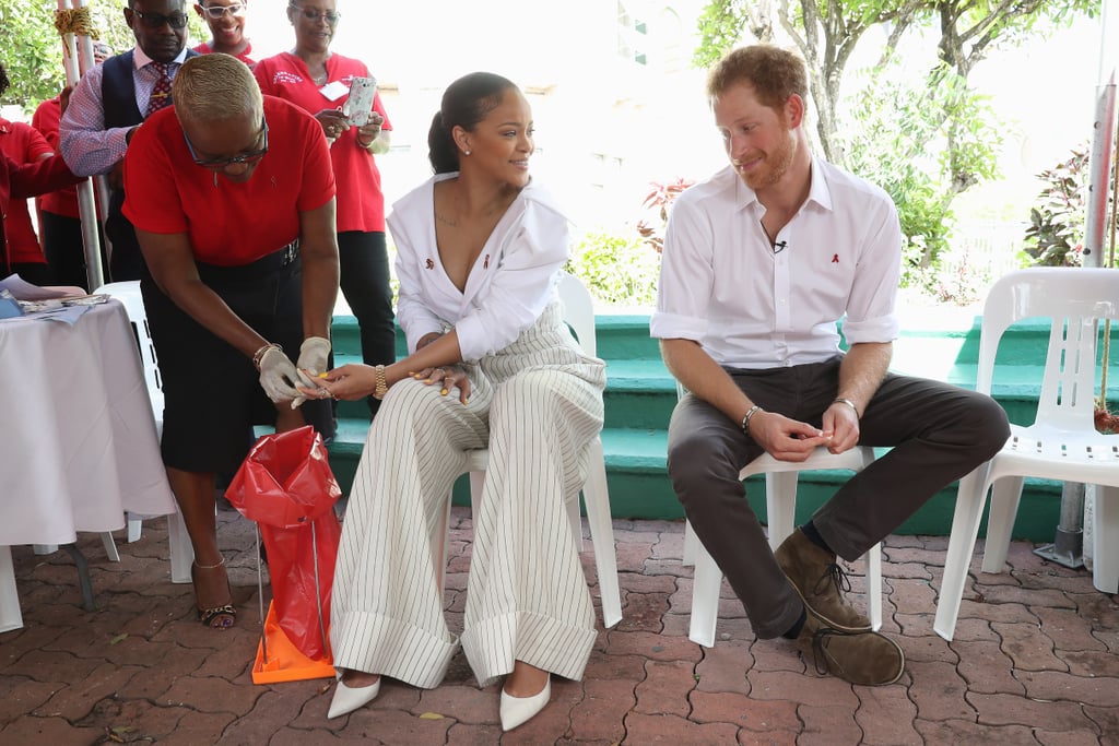 Prince Harry and Rihanna at Man Aware Event in Barbados