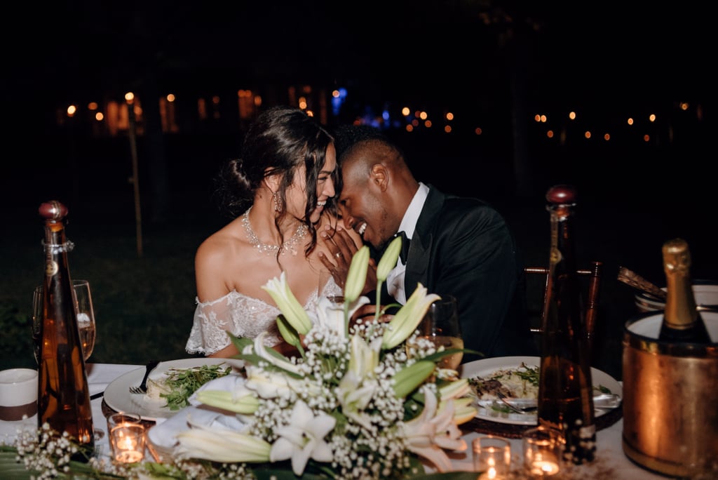 The Happy Couple Shared a Tender Moment