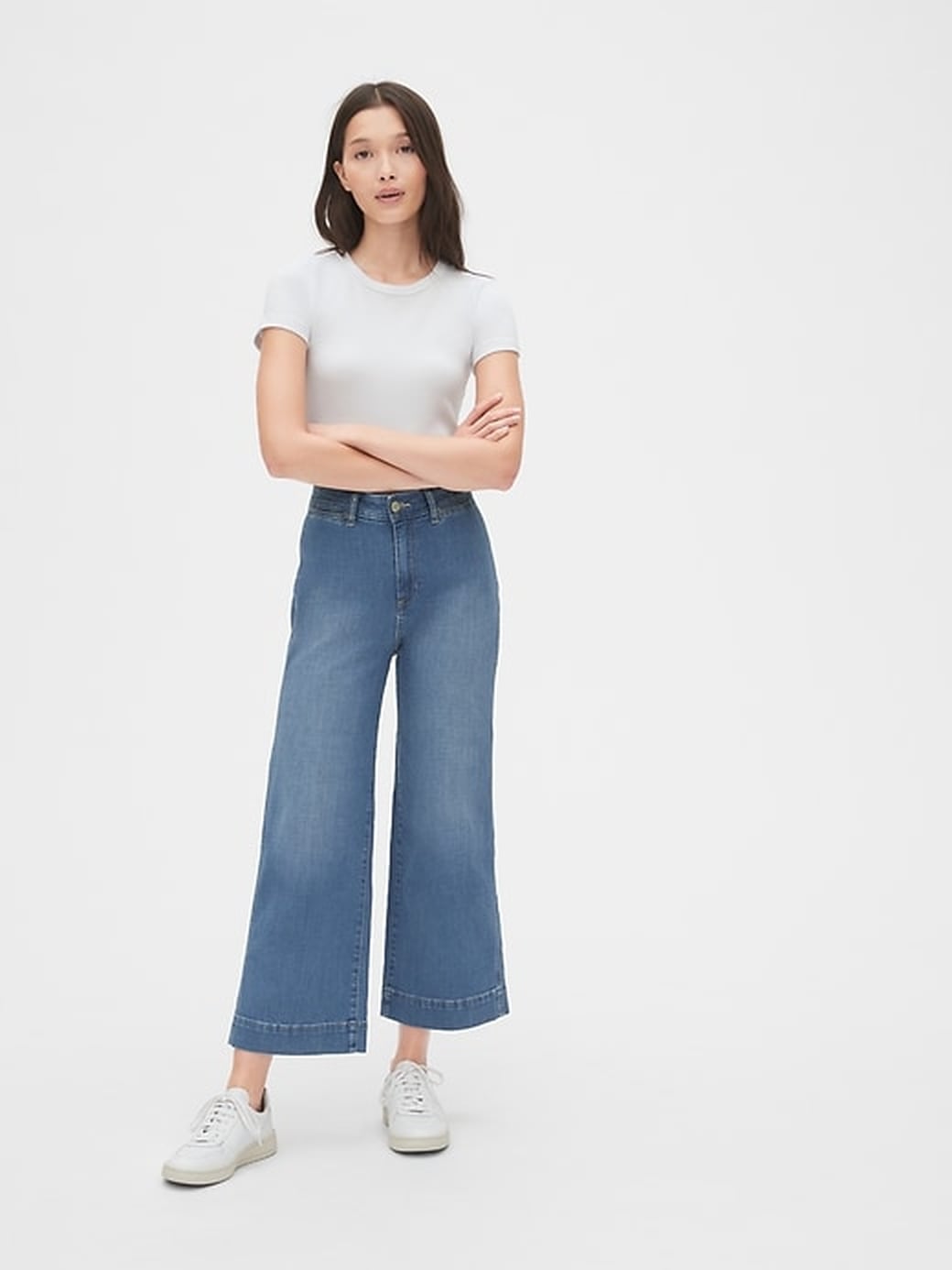 Best Wide-Leg Jeans For Petites | Review | POPSUGAR Fashion
