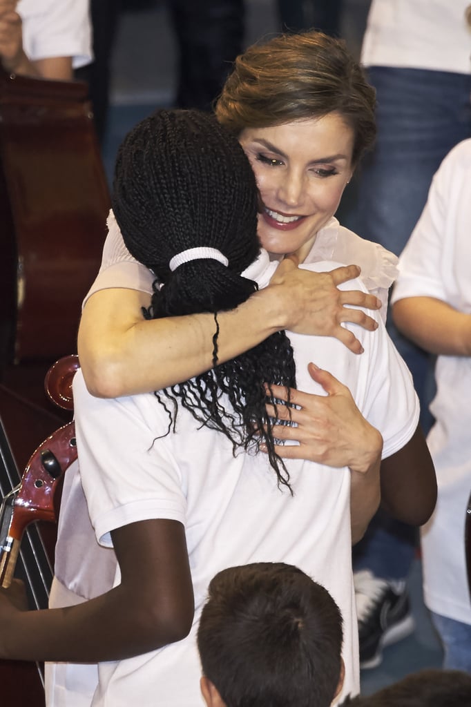 Queen Letizia With Babies and Kids April 2017
