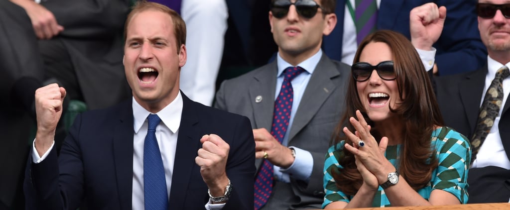 Kate Middleton and Prince William at Wimbledon 2014
