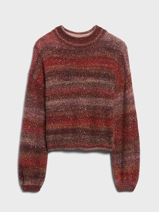 Banana Republic Ombré Sequin Cropped Sweater