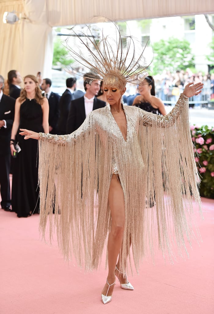 So Camp: Celine Dion In a 22-LB Dress Inspired By the Ziegfeld Follies Costumes From the '30s