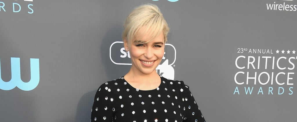 Emilia Clarke at the 2018 Critics' Choice Awards