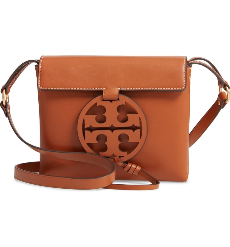 Tory Burch Miller Leather Crossbody Bag | Best Cyber Monday Sales and ...