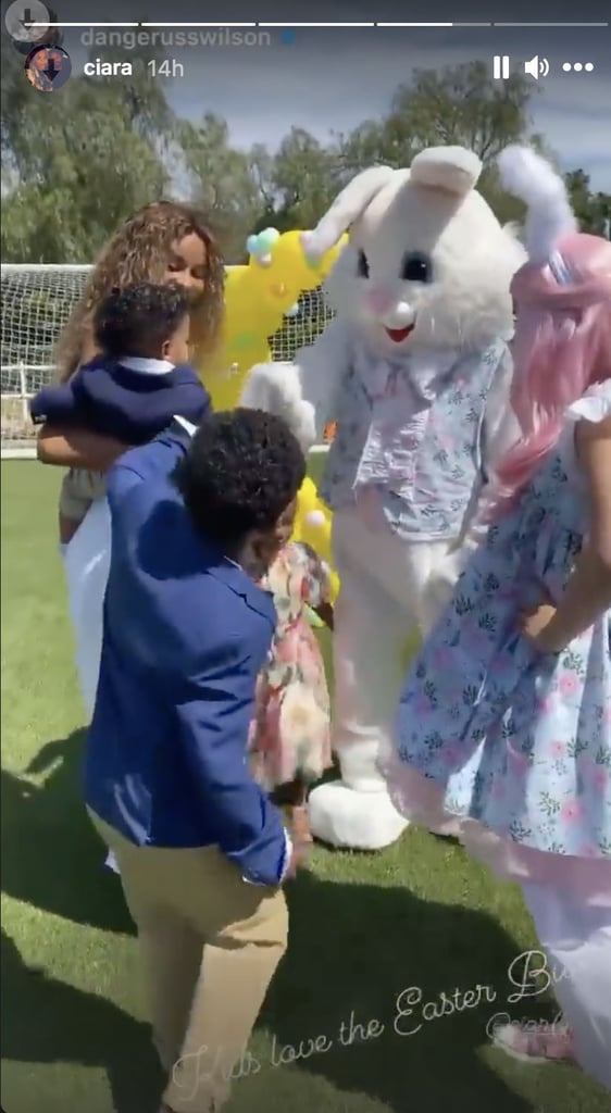 Ciara and Russell Wilson Celebrate Win's First Easter: Video