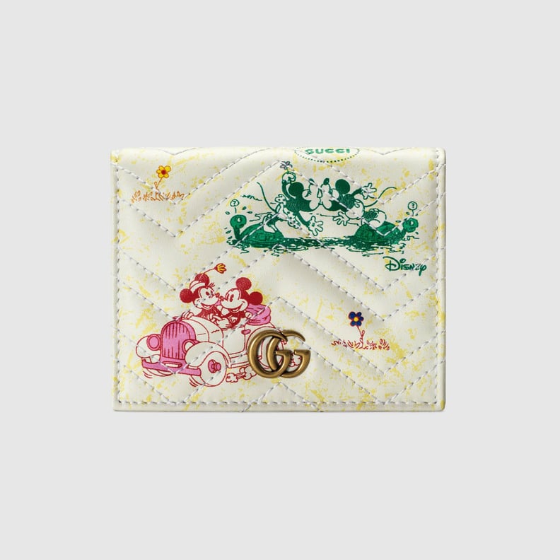 Online Exclusive Disney x Gucci GG Marmont Card Case Wallet